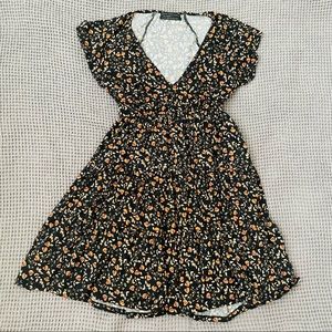 Urban Outfitters Fall Floral Sun Dress